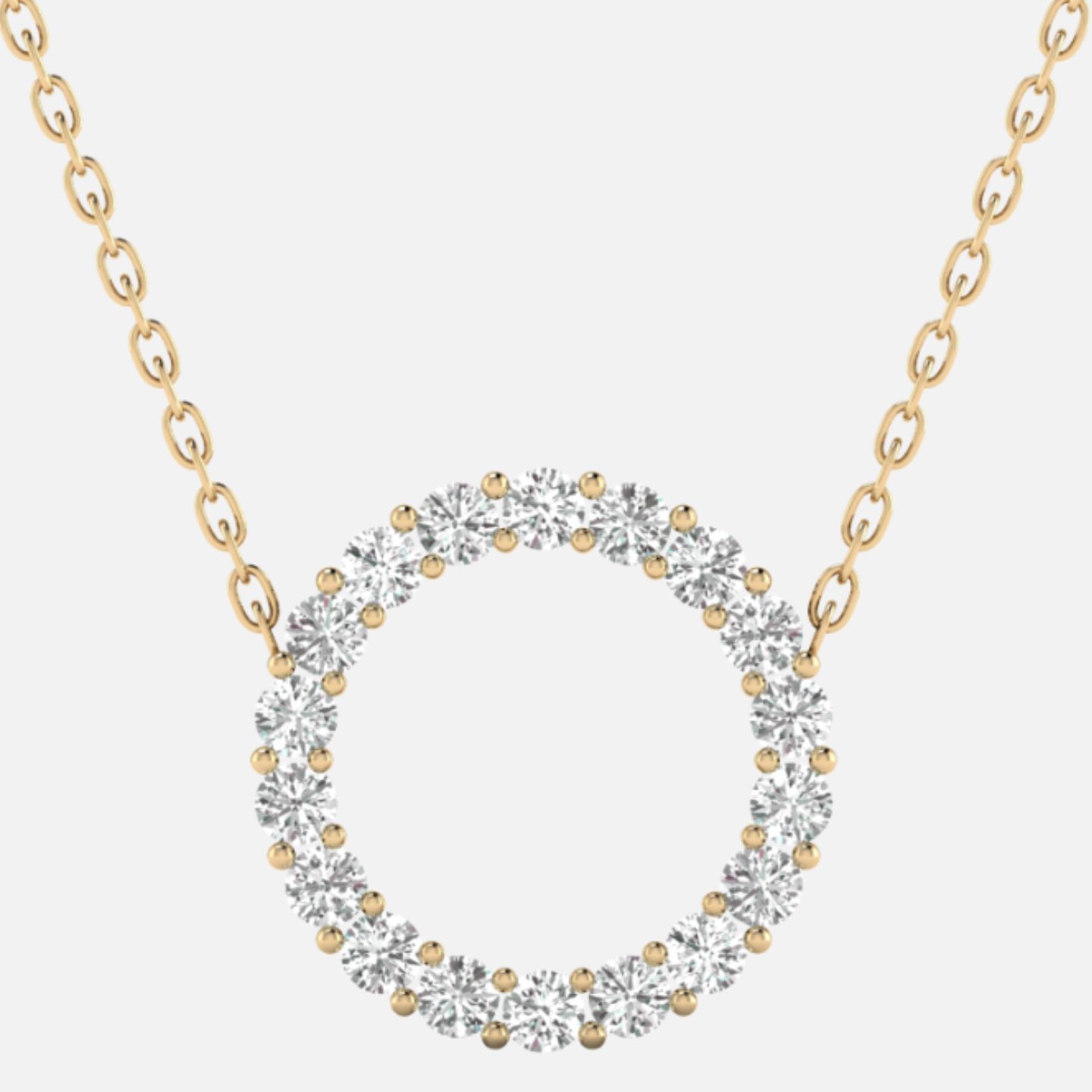 Circle Pendants Necklaces